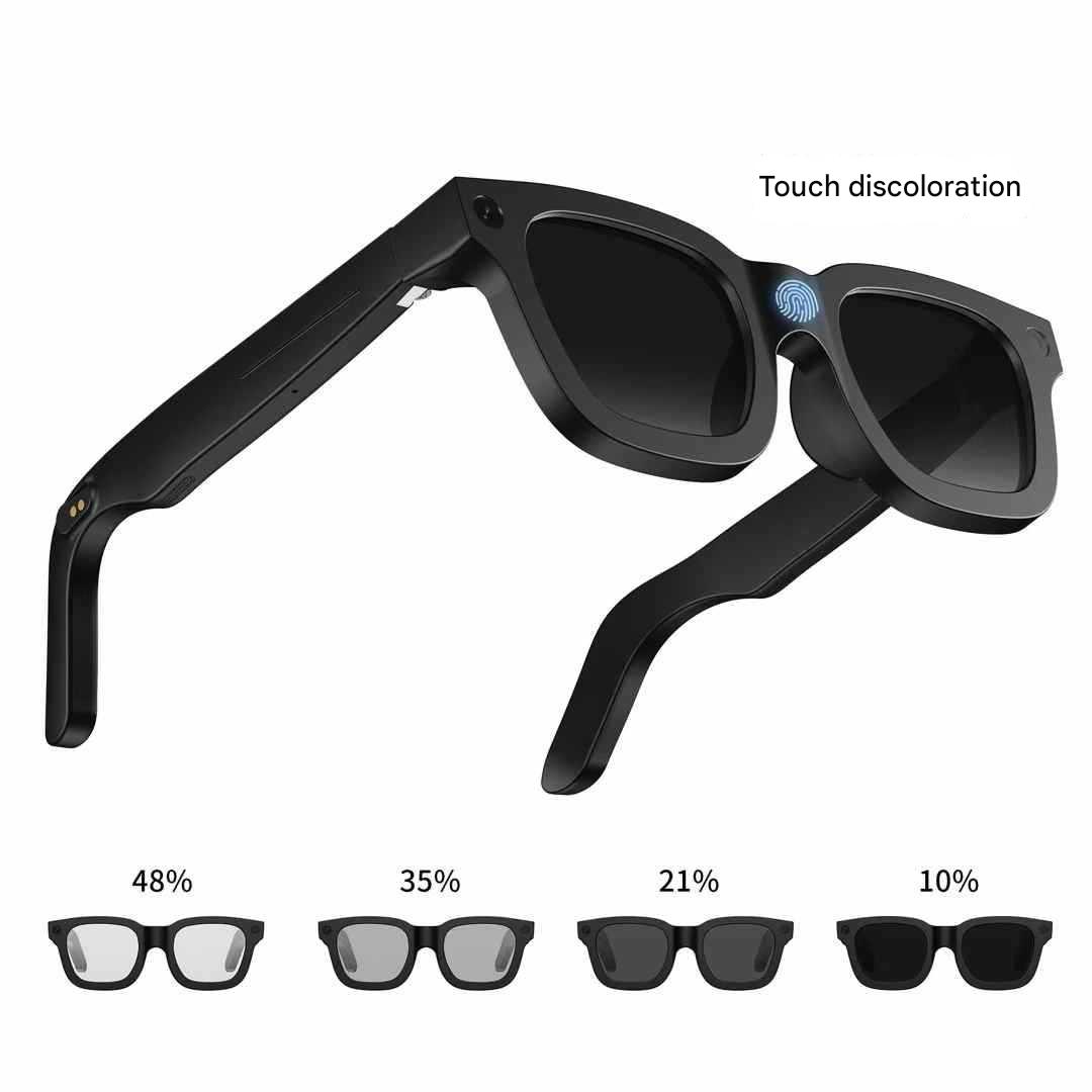 2026 Electroplated Color-Changing Smart Sunglasses